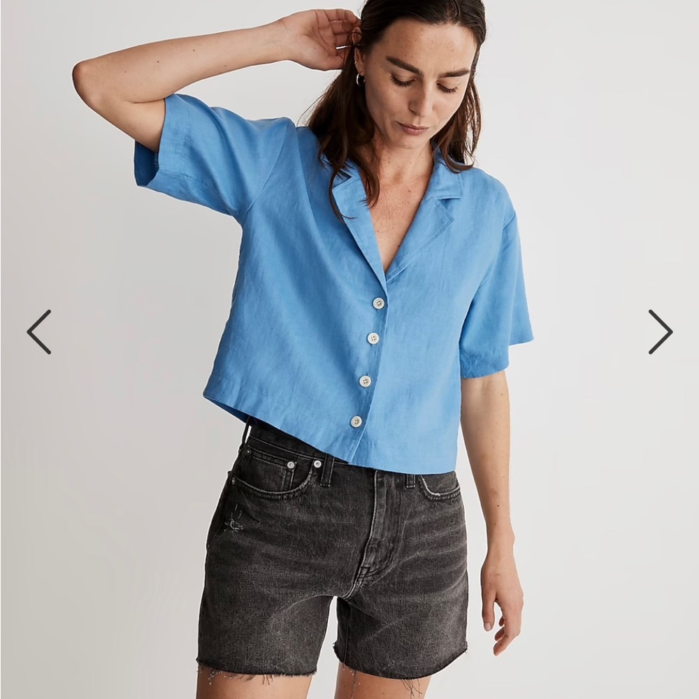 Madewell 100% Linen Resort Shirt